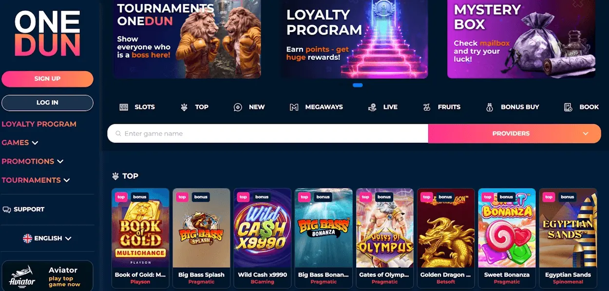 Onedun Mobiel: De Toekomst van Online Gokken in je Palm image 1