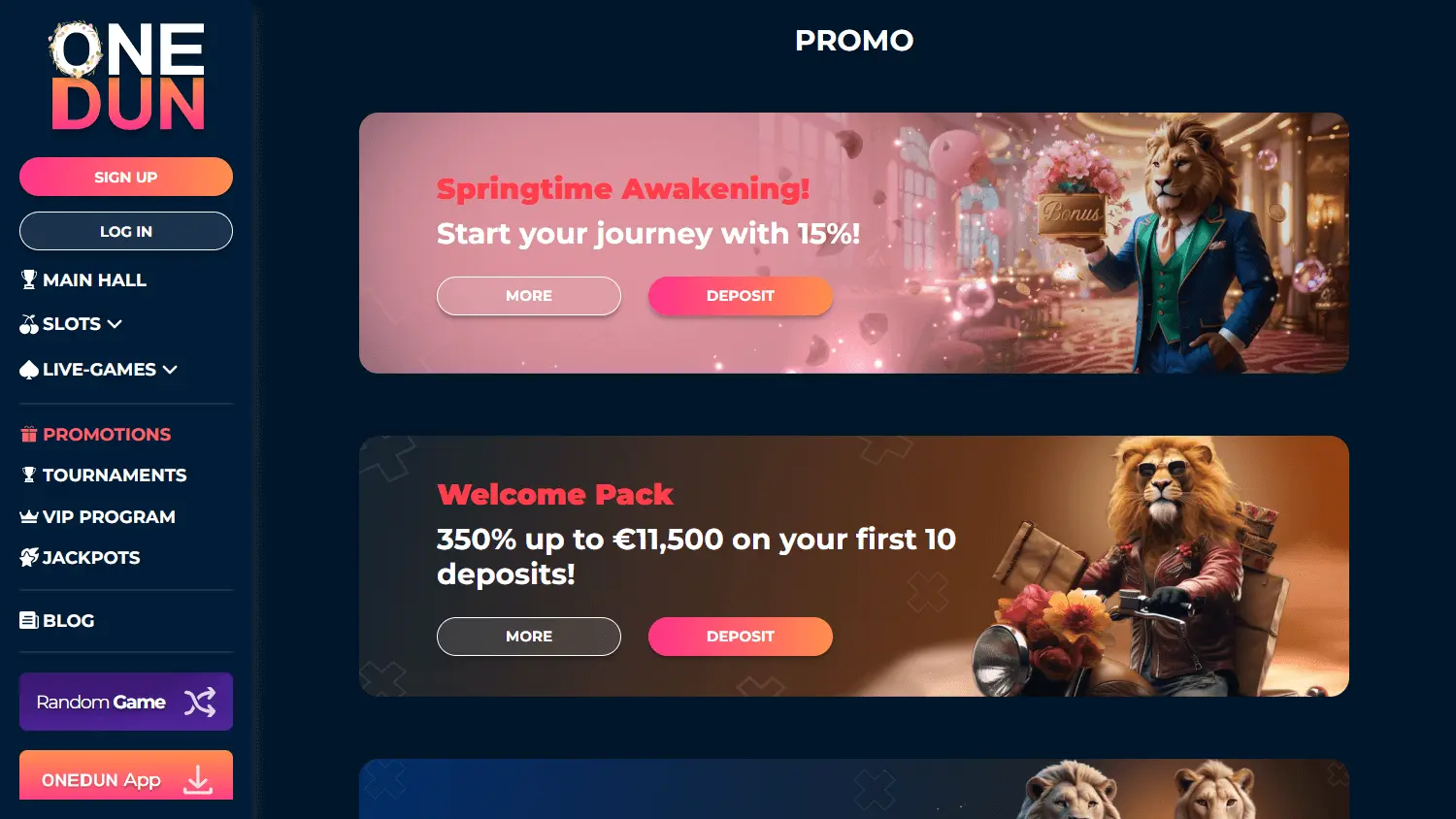 Onedun Mobiel: De Toekomst van Online Gokken in je Palm image 2